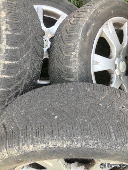 Alu kola 16” 5x112 Škoda a zimní pneu 205/55R16 - 2