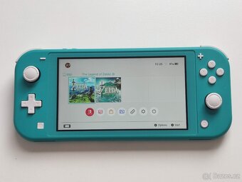 Switch Lite Jailbreak +10 HER tyrkysová - 2