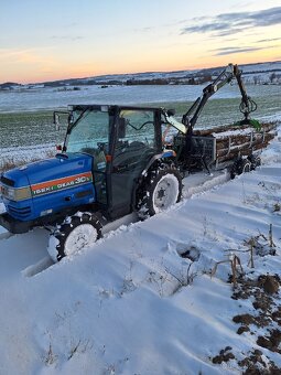 Malotraktor iseki geas 30s s českými SPZ a TP - 2