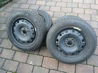 Plechová kola,sada,5x100,ET38,CONTINENTAL,185/60 R15,9/7,5mm - 2
