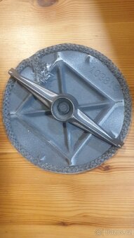 Smaltovaná záslepka Jotul  slonová kost - 2