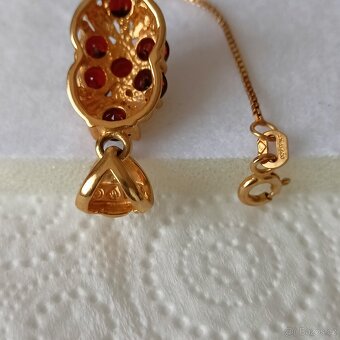 retizek s priveskem AG925 ZLACENE.Italie - 2