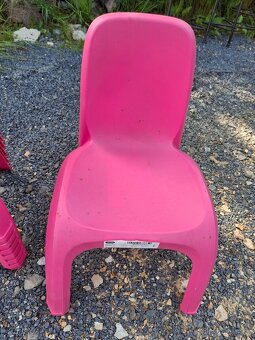 Detska zidlicka Keter PVC ruzova - 2