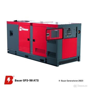 Nouzový generátor 90 kW Bauer GFS-90 ATS — průmyslový - 2