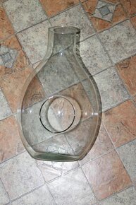 Skleněná váza s bočním otvorem - florarium - 2