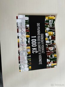 Dárkový poukaz do pivního ráje v Olomouc v hodnotě 1000 Kč - 2