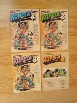 Kája Saudek -sada časopisů Kometa s komiksem Modrá rokle VÝB - 2