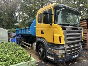 Scania R380, nosič kontejneru, 6x2, r.v. 2008 - 2