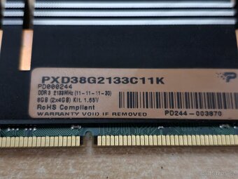 2x4gb ddr3 do PC 2133mhz. Obě : 300kč. - 2