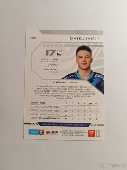 Hokejová kartička ELH Tipsport Matěj Prčík - 2