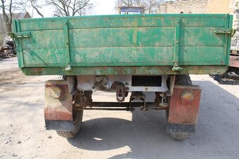 Přívěs sklopný polský 5t nové pneu a bočnice - 2