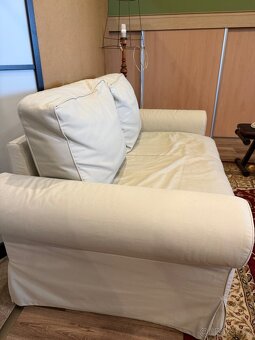 Dvoumístný Rozkládací gauč ikea - 2