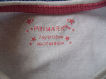 Dívčí tričko Primark - vel. 128 - 2
