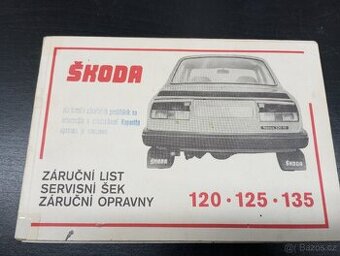 Návod k obsluze a údržbě Škoda 120 125 135 - 2