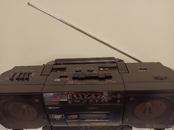Sharp WQ 238H radiomagnetofon retro 2 kazeťák - 2