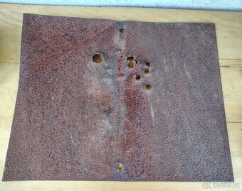 Stará smaltovaná cedule Pozor Štátna hranica - 2