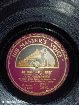 Šelaková Gramo deska His Masters voice - 2