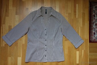 Dámská halenka/blůza s 3/4 rukávem vel. L - 2