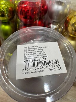 Vánoční baňky 7cm - 2