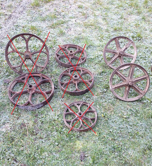 Litinová železná kola - 2