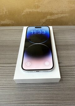 Apple iPhone 14 Pro 256GB stříbrná, Top stav, baterie 100% - 2