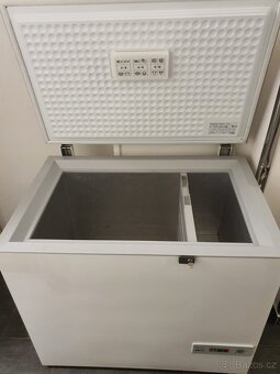 velký 200 litrů pultový mrazák truhla - 2