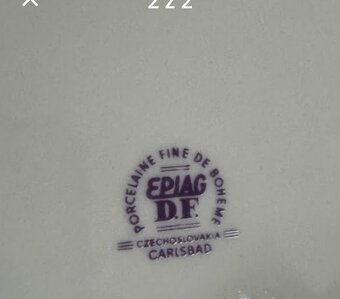 Starožitný talíř - 2