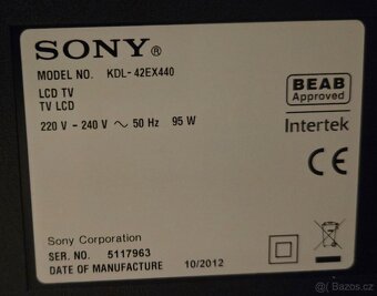 funkční starší TV Sony Bravia - 2