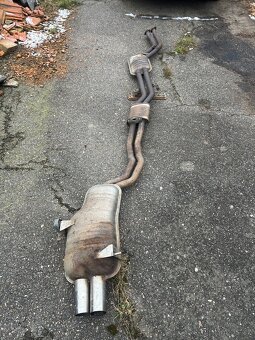 Bmw e46 325ci m54b25 originál výfuk - 2