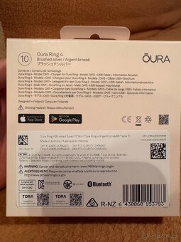 Oura ring 4 vel. 10 - Brushed Silver - 2