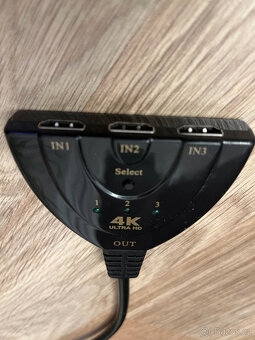HDMI slučovač/splitter ultra HD 4K - 2