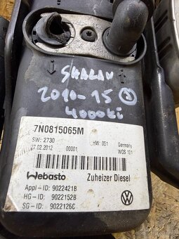 Webasto Vw Sharan 7N 2010-2015 - 2