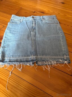 Riflová mini sukně Lee 38 - 2