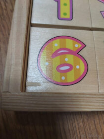 dřevěné číselné připřazování - 2