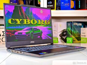 Zánovní herní notebook MSI CYBORG | ZÁRUKA 24M | RTX 4050 - 2