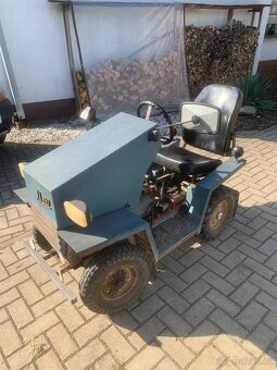 Malotraktor domácí výroby.Motor Čz 150. - 2