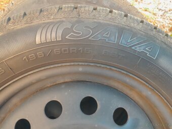 SAVA ESKIMO S3 195/60 R15-zimní sada 4 ks - 2