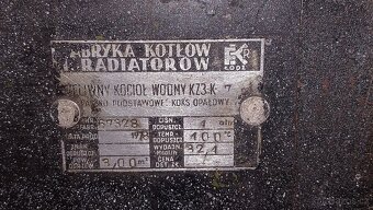 Litinový kotel KZ3-K - 2