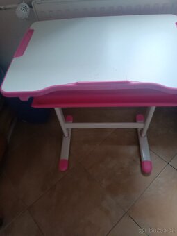 dětský stůl, růžový - 2