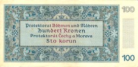 Bankovky Protektorát Č-M 100K - 2