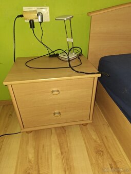 Manželska postel š.160cm d200cm s ůložným prostorem - 2