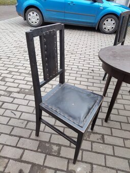 Starý stůl + 2 židle - 2