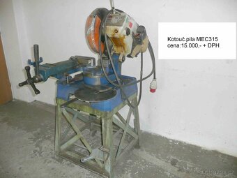 Kotoučová pila na kov MEC315 - 2
