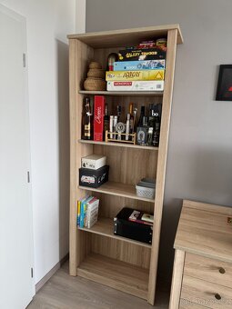 Knihovnový regál Finezja 80 cm - Dub sonoma - 2