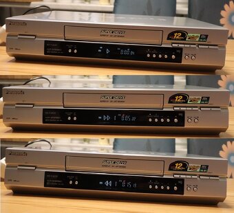Videorekordér Panasonic 6hlav hifi + 27ks kazet - 2