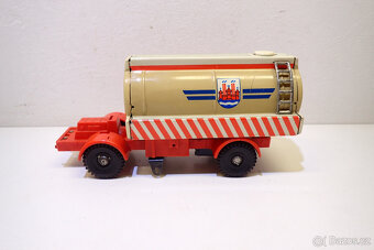 Cisterna s poklopem -na setrvačník - staré Hračky  - 2