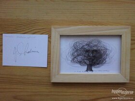 Vlastnoruční originál kresby s podpisy / autogramy signatury - 2