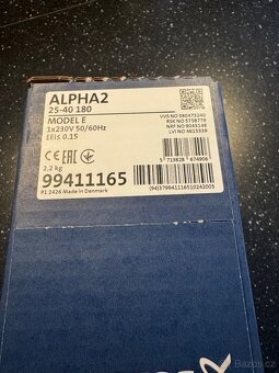 Nové čerpadlo Grundfos Alpha 2 25-40 180 - 2