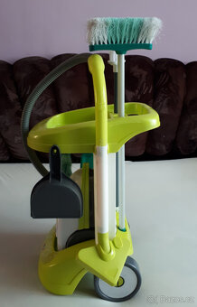 Smoby úklidový vozík s elektronickým vysavačem - 2