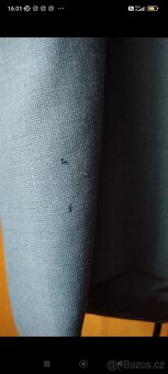 Pánský modrošedý set oblek s kalhoty - 2